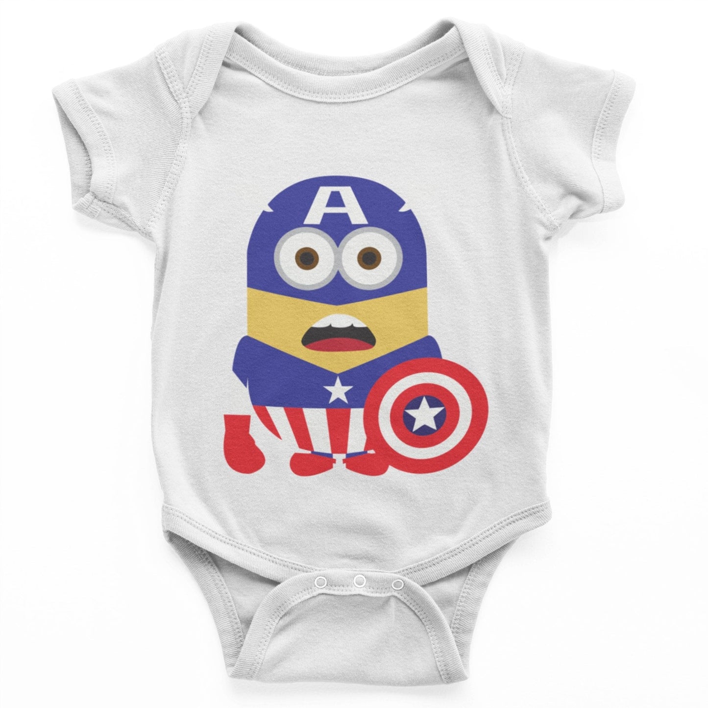 thelegalgang,Captain America Graphic Onesies for Babies,.