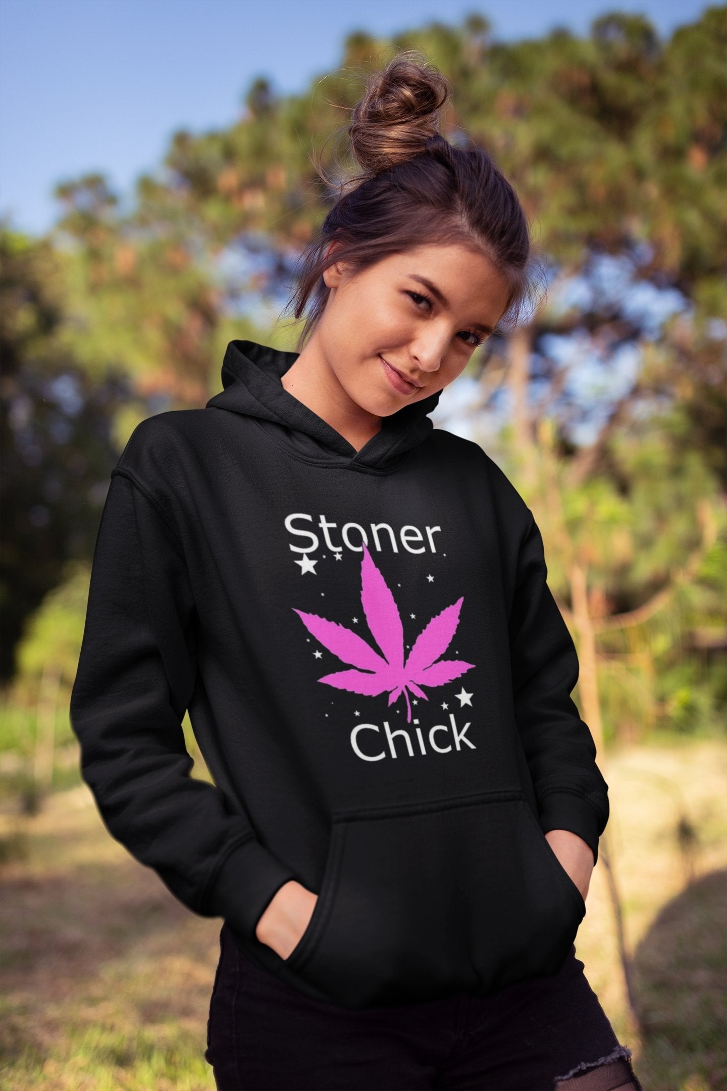 Stoner Chick Hoodie - Insane Tees