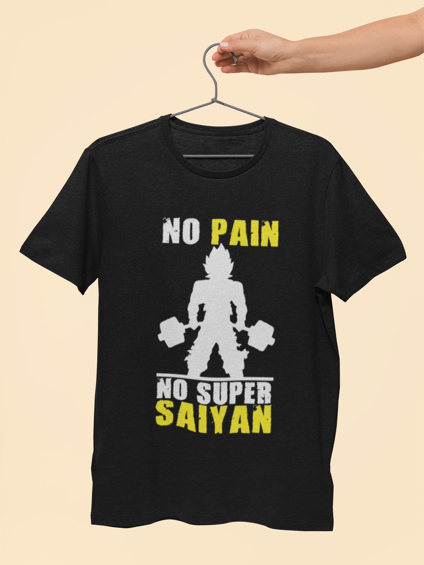 No Pain No Super Saiyan Gym Tee - Insane Tees