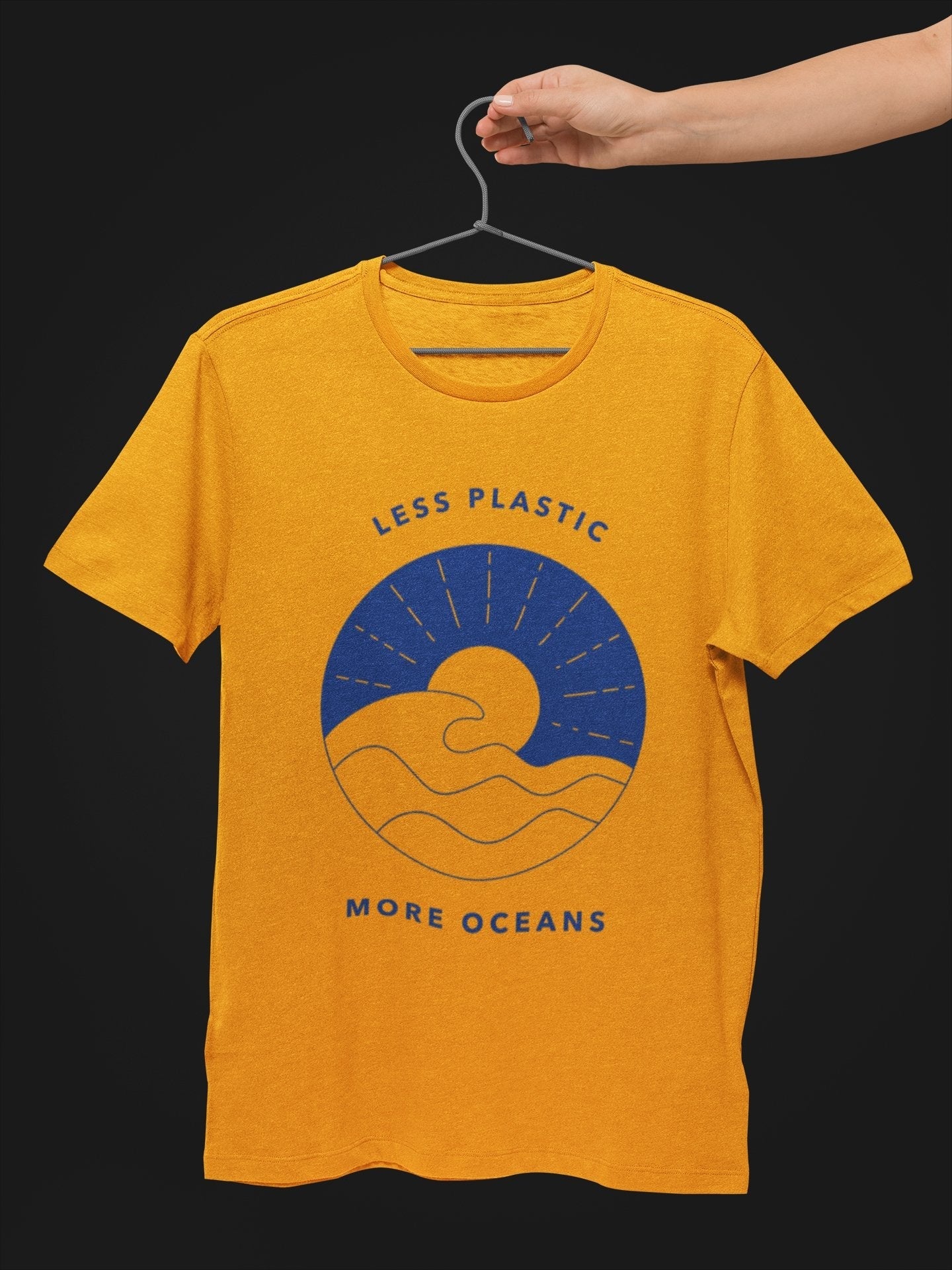 Less Plastic More Oceans Environment T-Shirt - Insane Tees