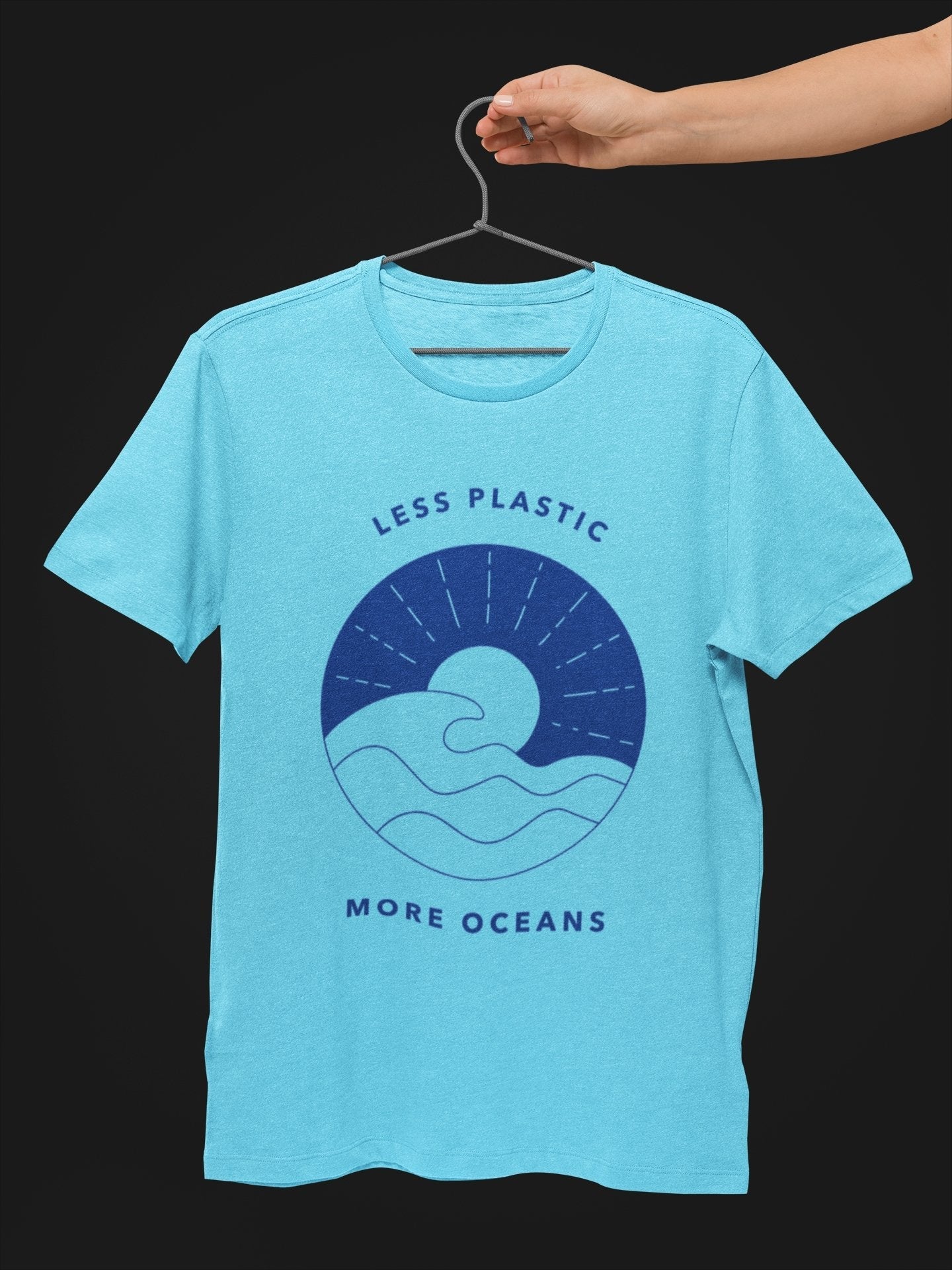 Less Plastic More Oceans Environment T-Shirt - Insane Tees