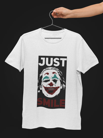 Just Smile Joker T shirt - Insane Tees