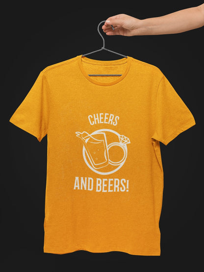 Cheers and Beers Bachelor Party T-Shirt - Insane Tees