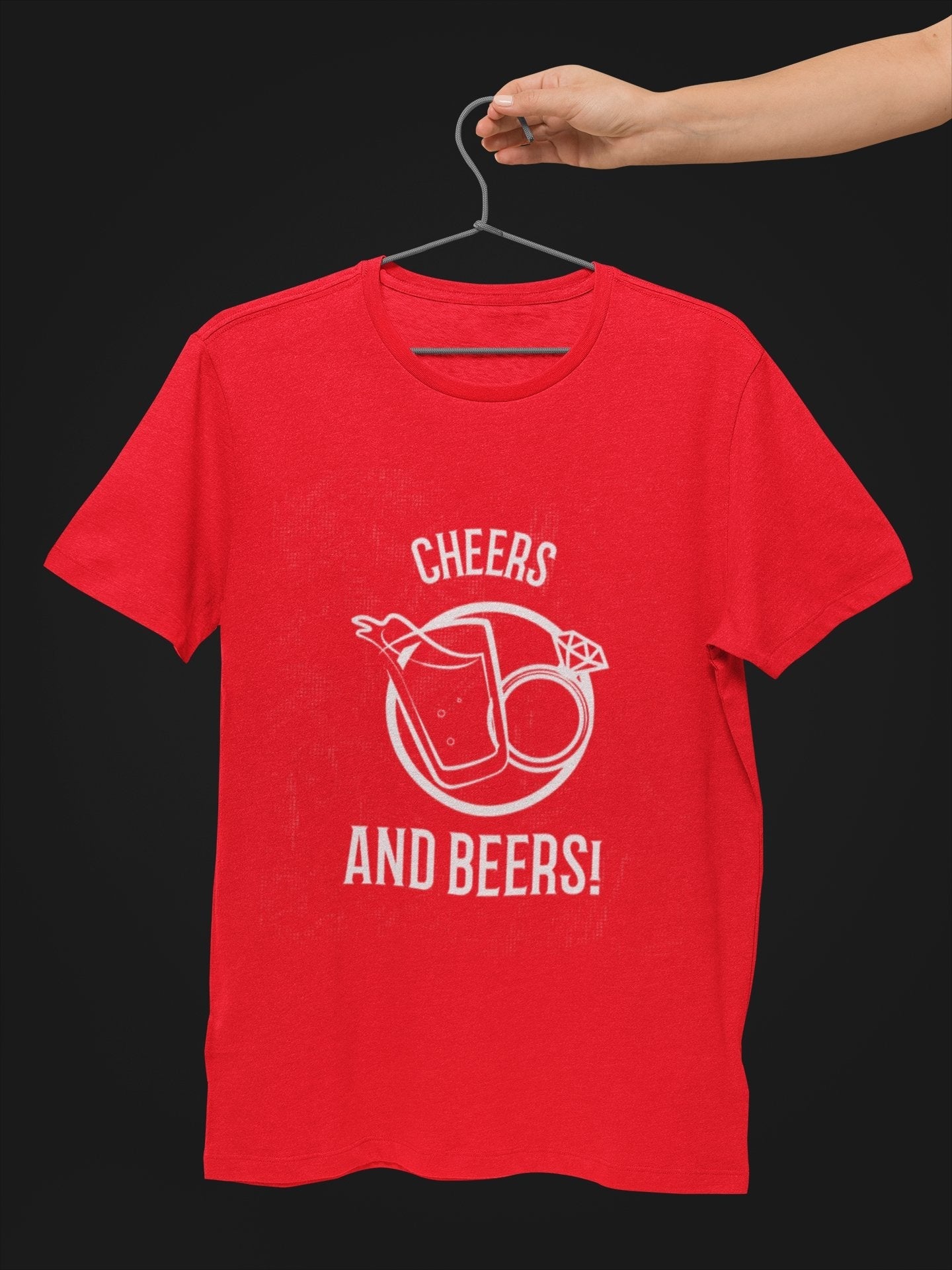 Cheers and Beers Bachelor Party T-Shirt - Insane Tees