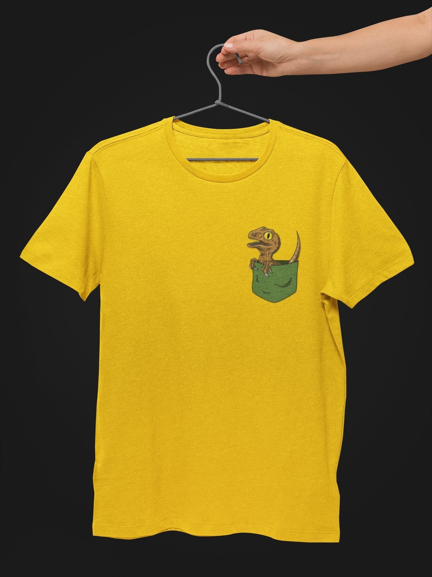 T-Rex Peeping Pocket Tee - Insane Tees