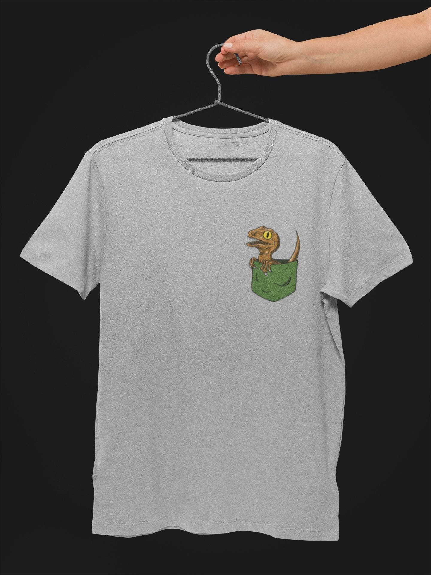 T-Rex Peeping Pocket Tee - Insane Tees