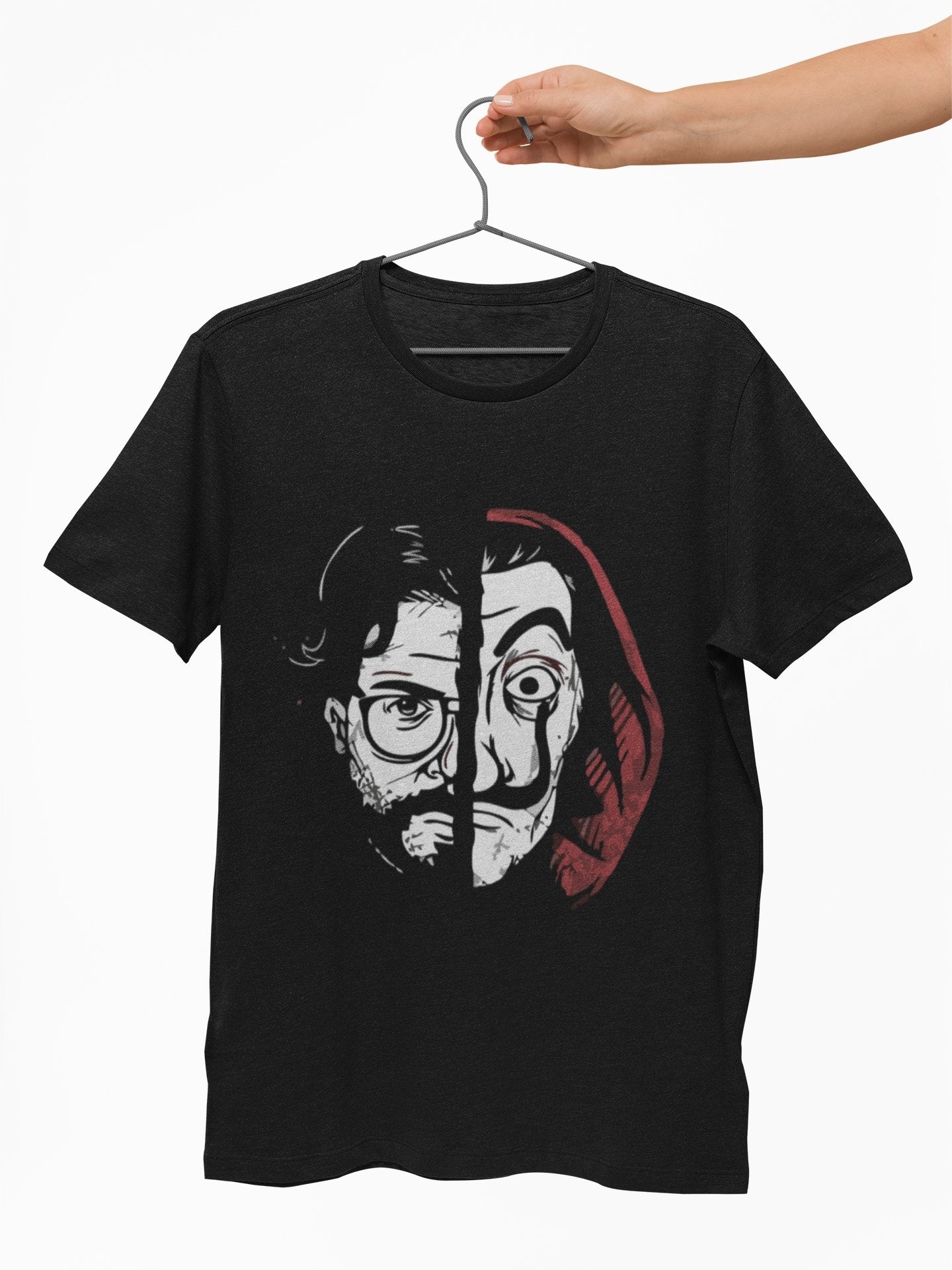 Professor two face Money heist Graphic T shirt for Men - Insane Tees