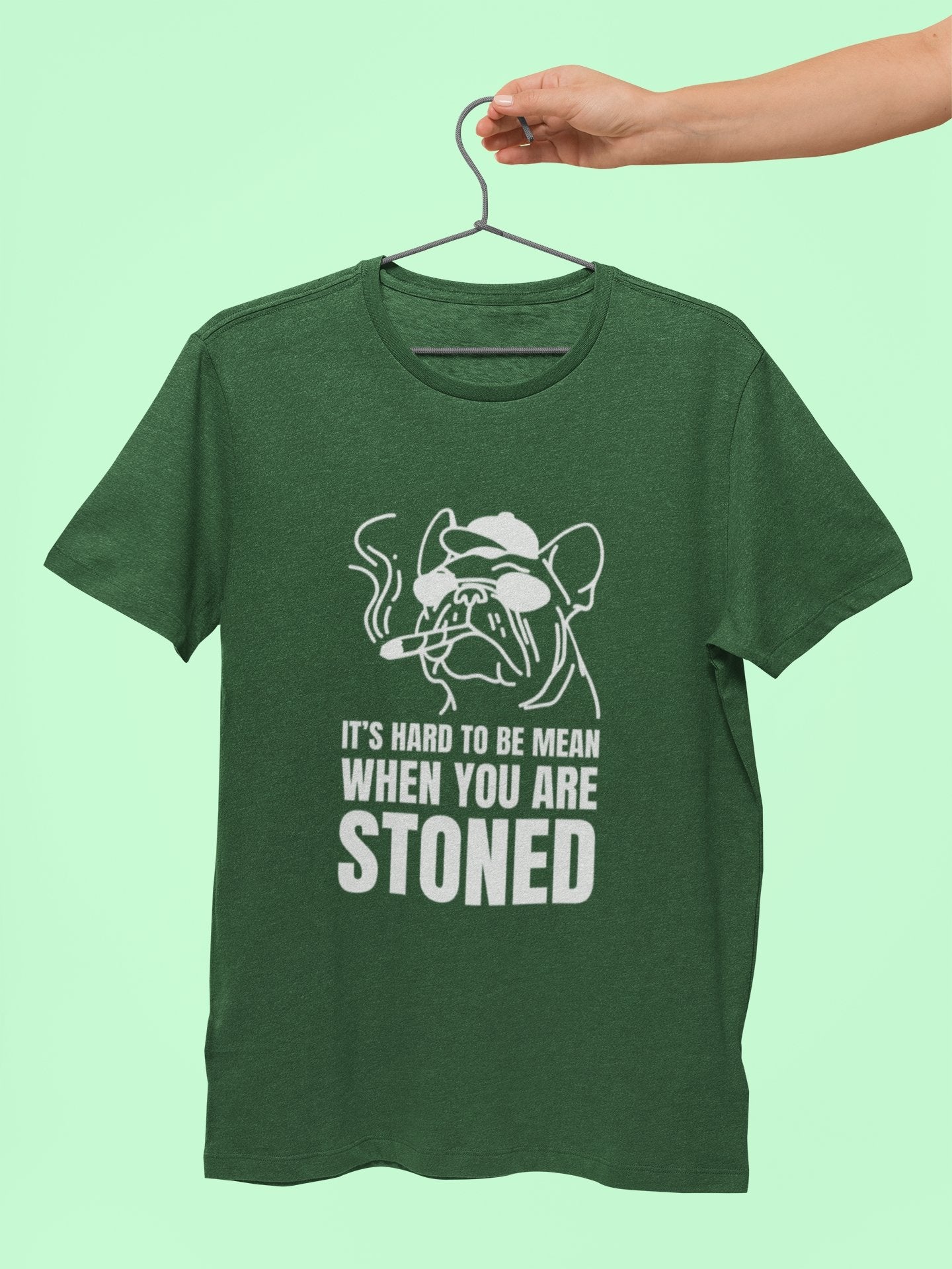Hard to be Mean When You Are Stoned T shirt - Insane Tees