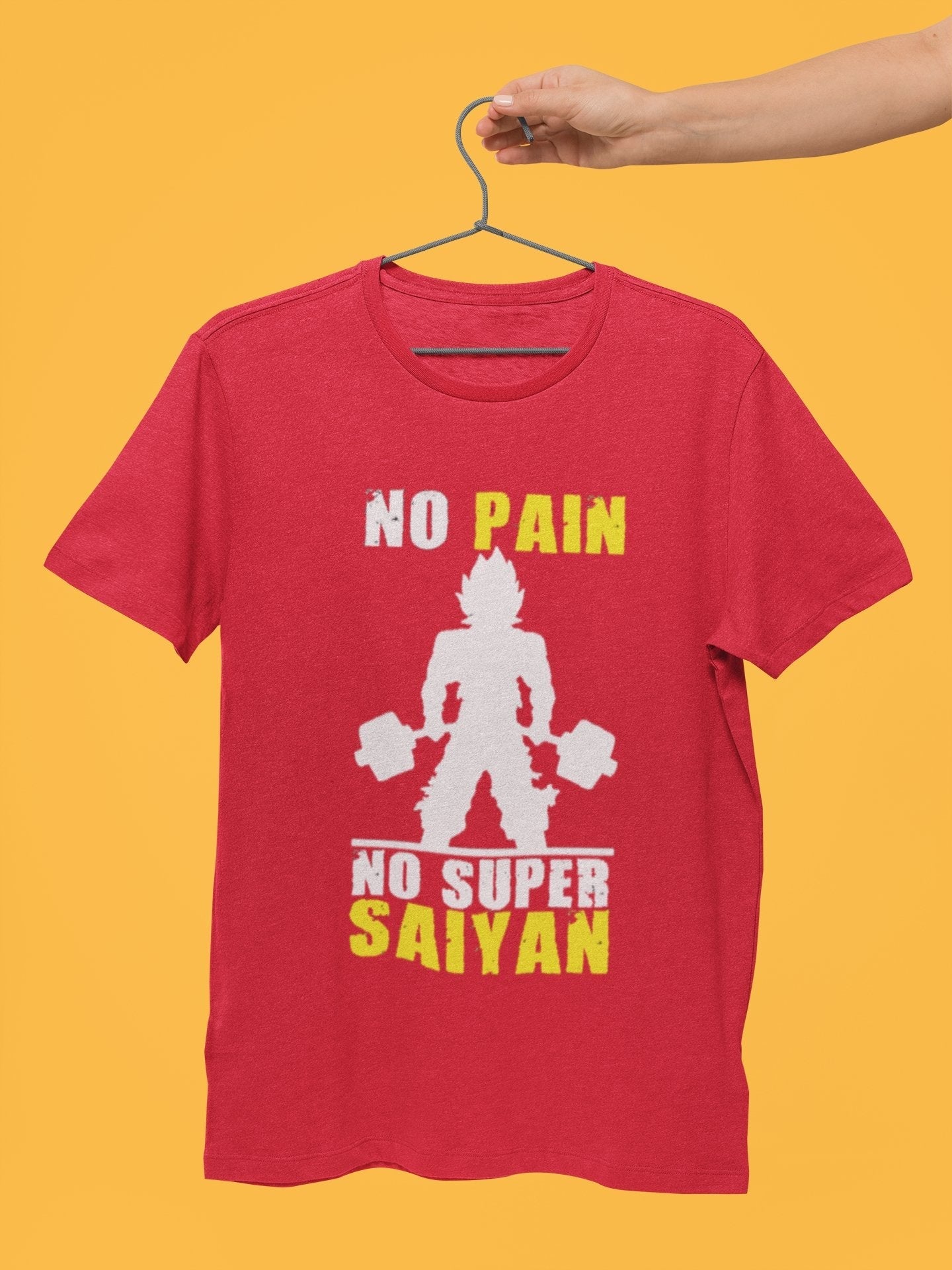 No Pain No Super Saiyan Gym Tee - Insane Tees