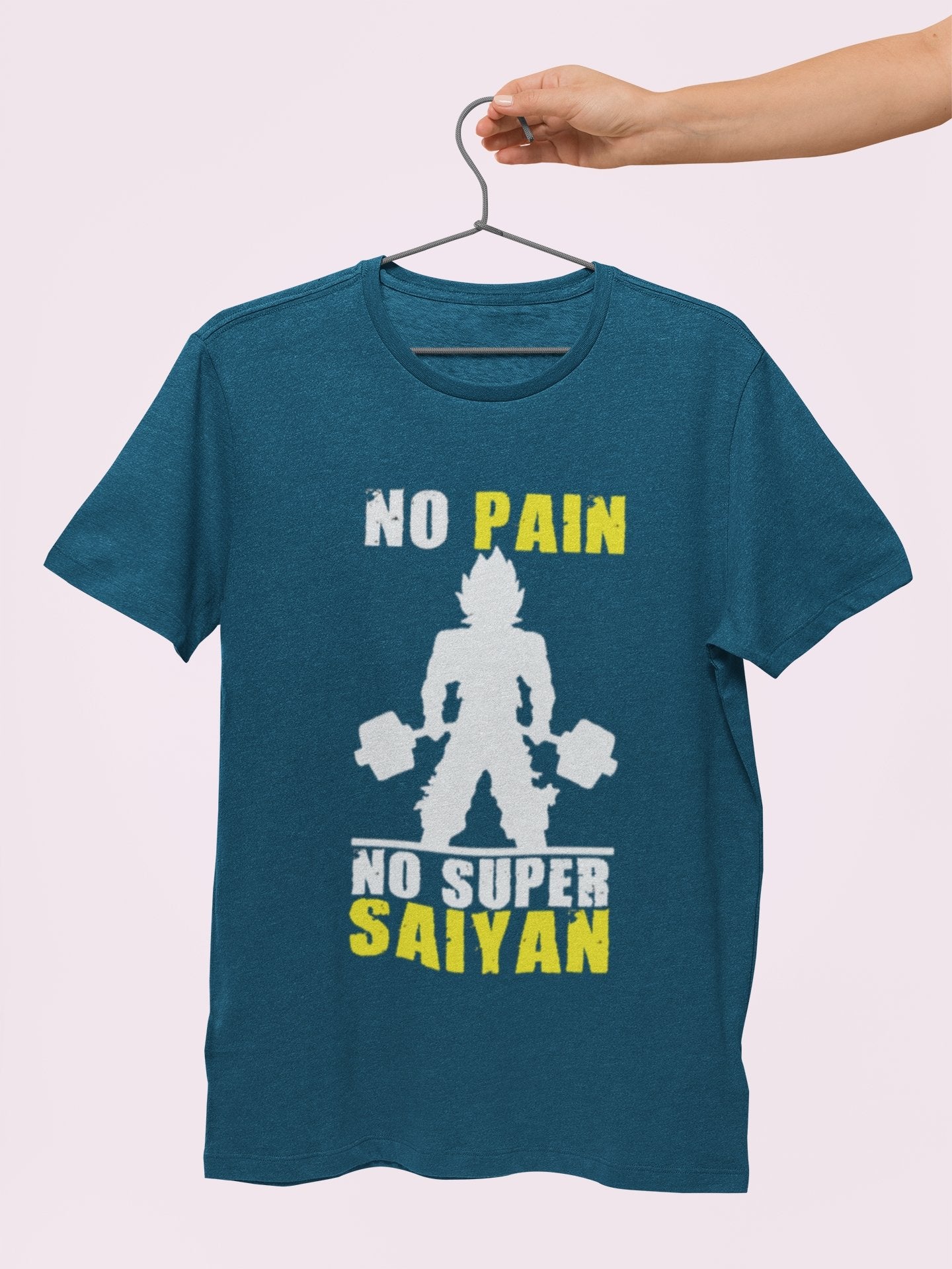 No Pain No Super Saiyan Gym Tee - Insane Tees