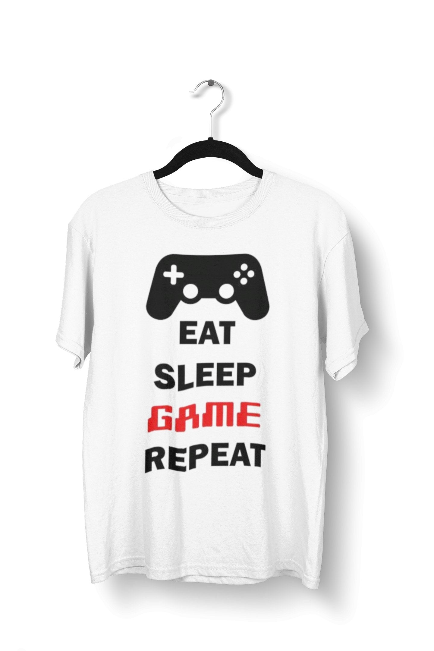 thelegalgang,Eat Sleep Game Repeat - Gaming T-Shirt for Men,MEN.