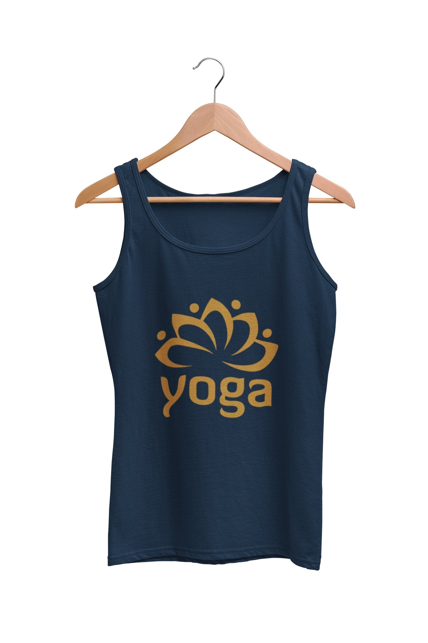 thelegalgang,Yoga Golden Graphic Printed Tank Top,TANK TOP.