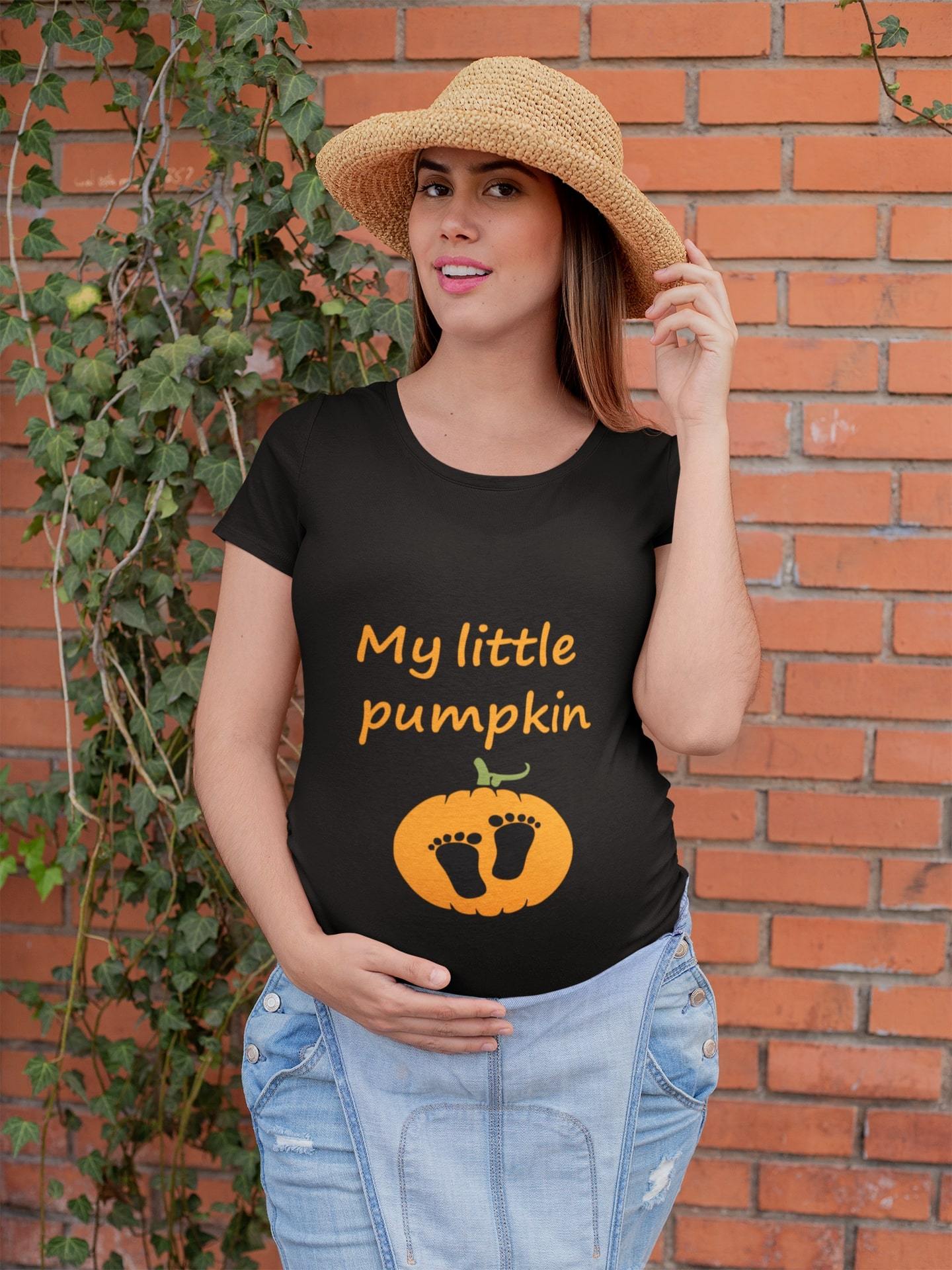 thelegalgang,My Little Pumpkin Graphic Maternity T shirt,WOMEN.