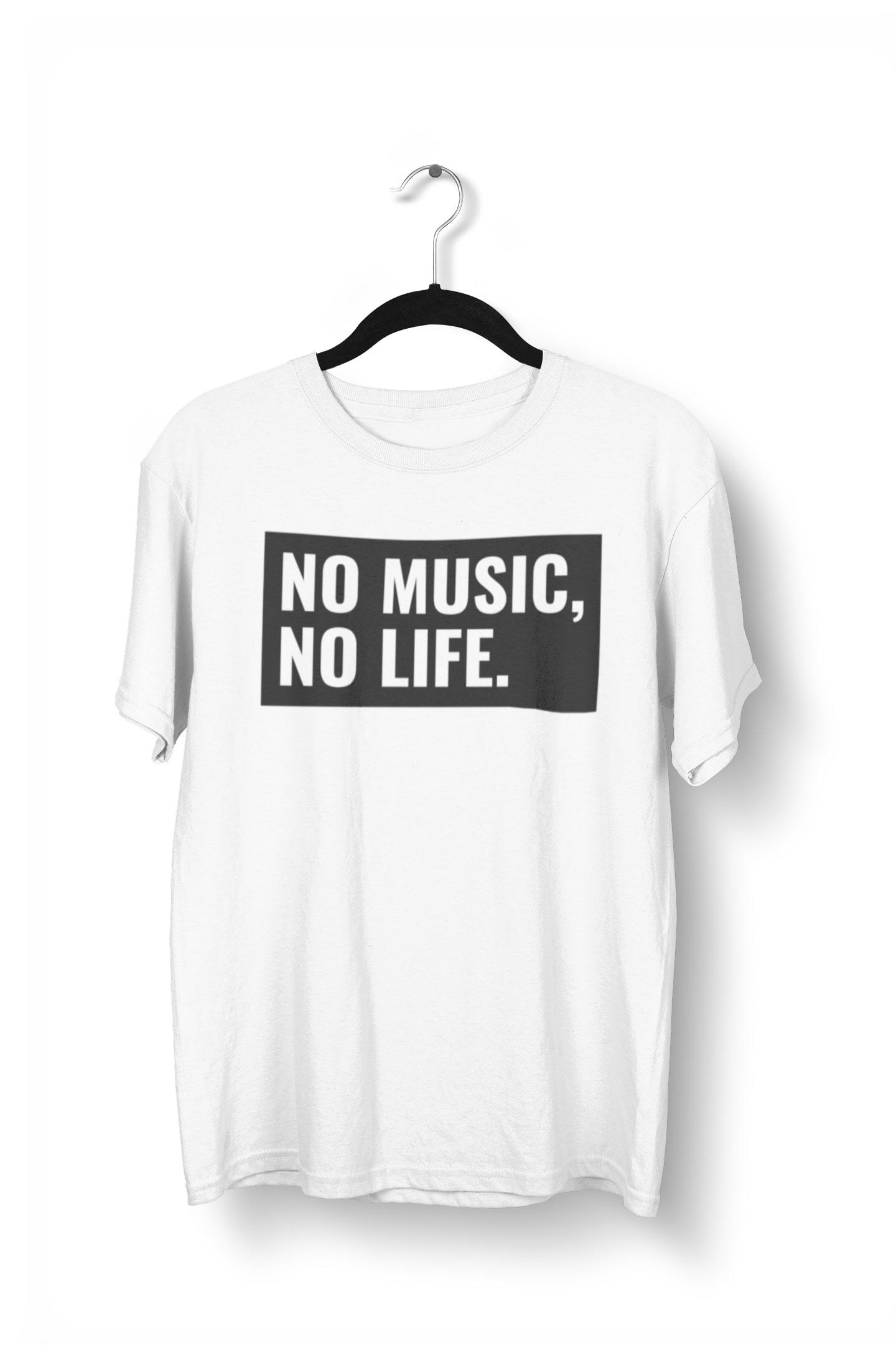 No Music No Life T-Shirt for Men - Insane Tees