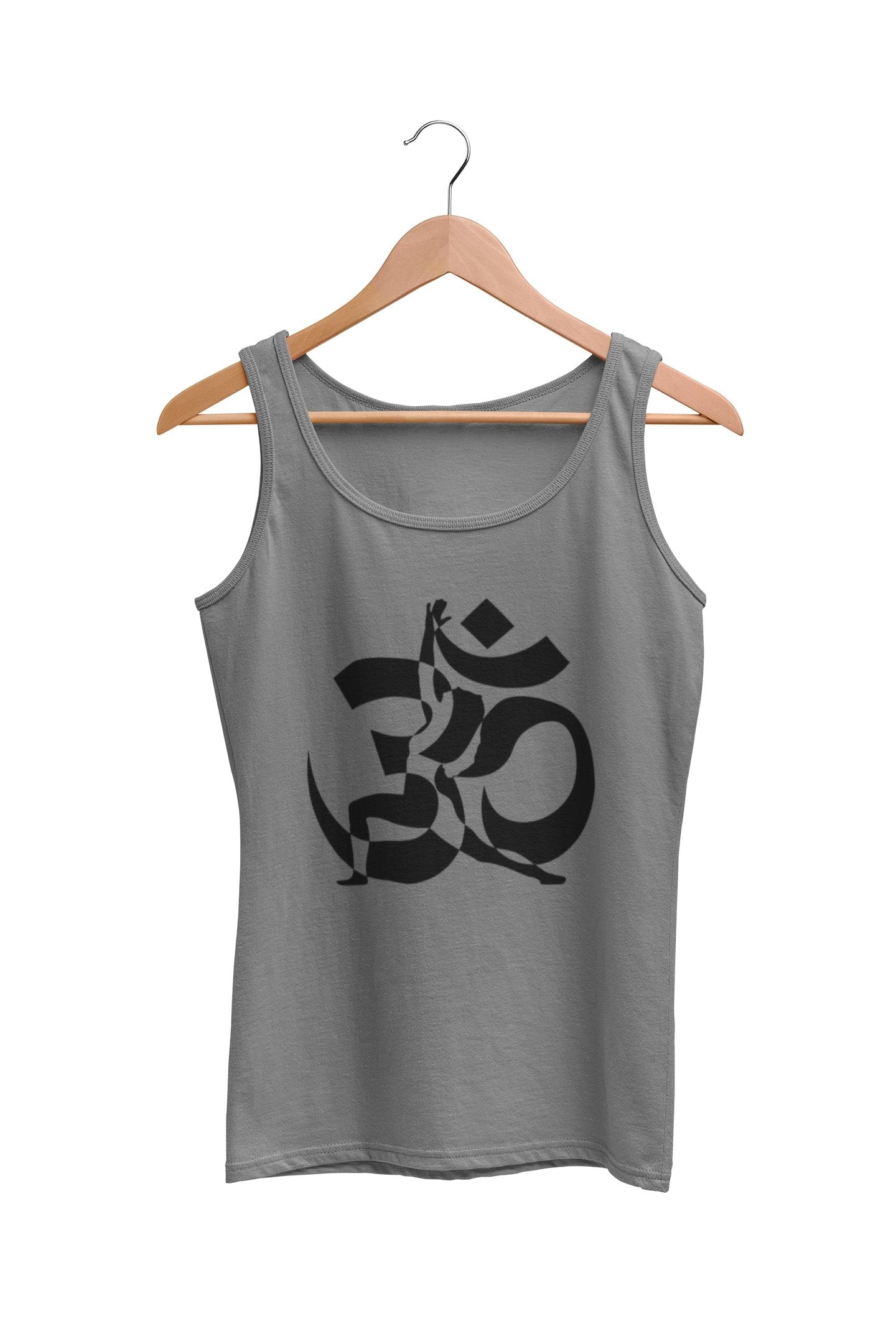 thelegalgang,Om Graphic Printed Yoga Tank Top,TANK TOP.