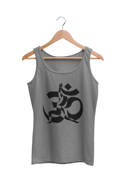 thelegalgang,Om Graphic Printed Yoga Tank Top,TANK TOP.