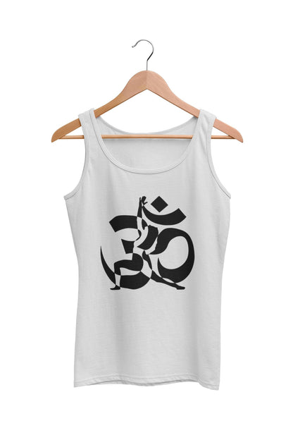 thelegalgang,Om Graphic Printed Yoga Tank Top,TANK TOP.