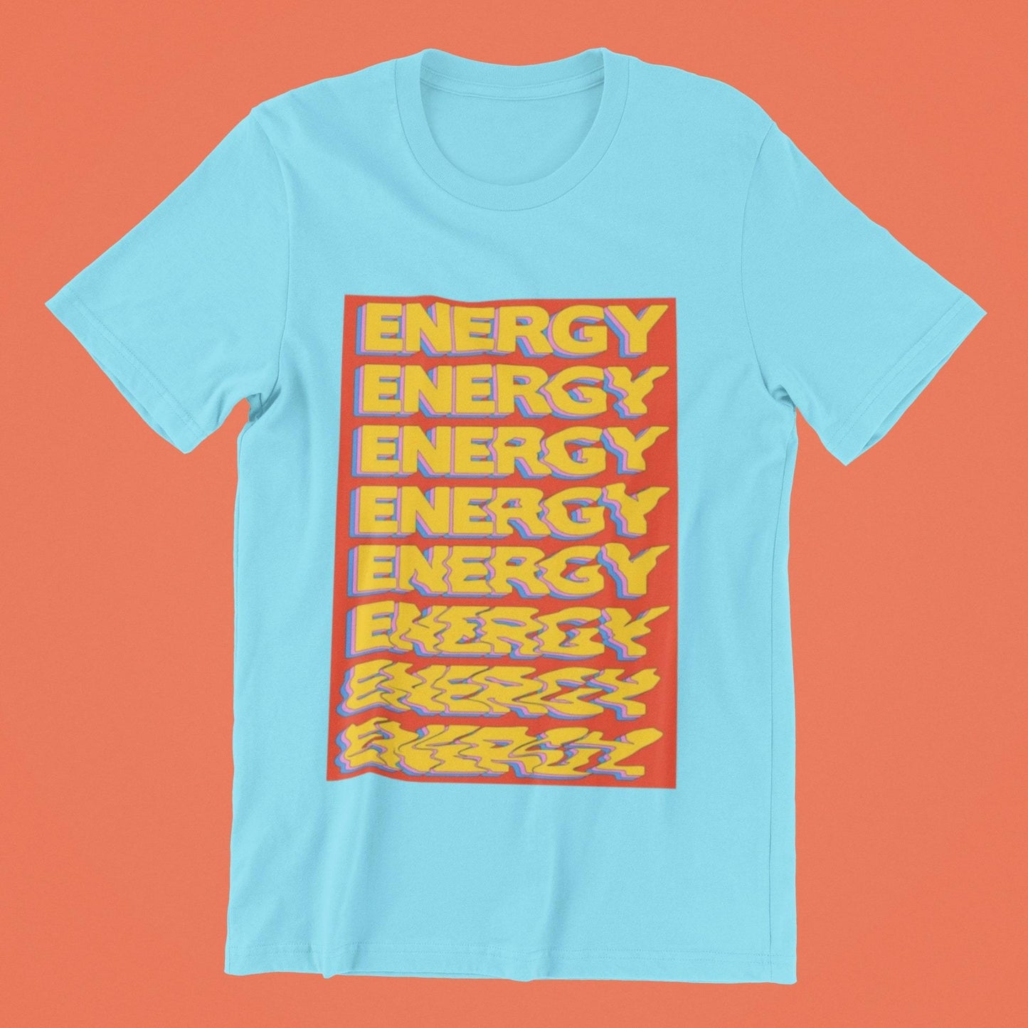 Psychedelic Energy Design T shirt for Men - Insane Tees