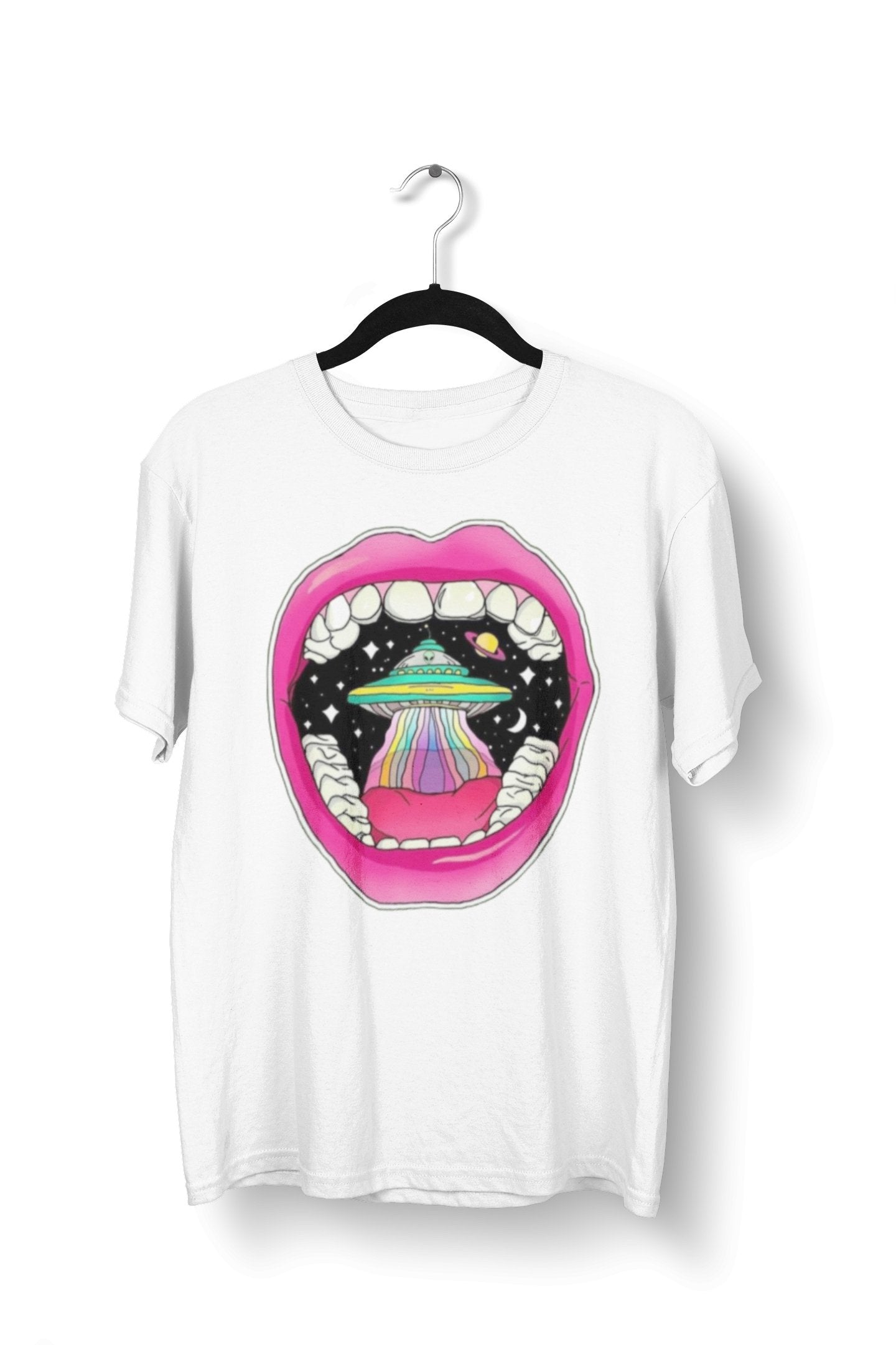 thelegalgang,Psychedelic Alien Graphic Art T-Shirt for Men,.