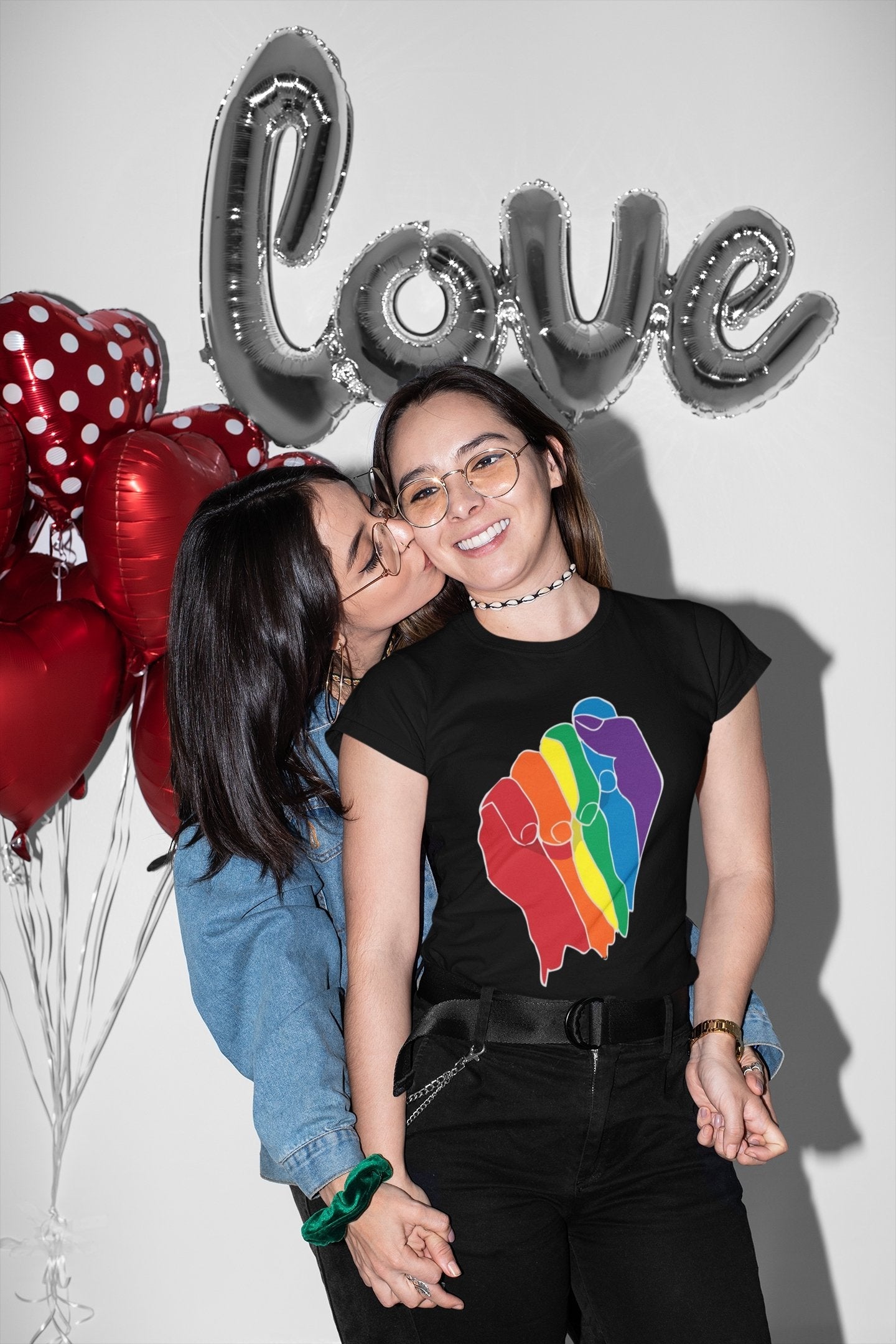 thelegalgang,Fist of Pride LGBT design T shirt for Women,WOMEN.