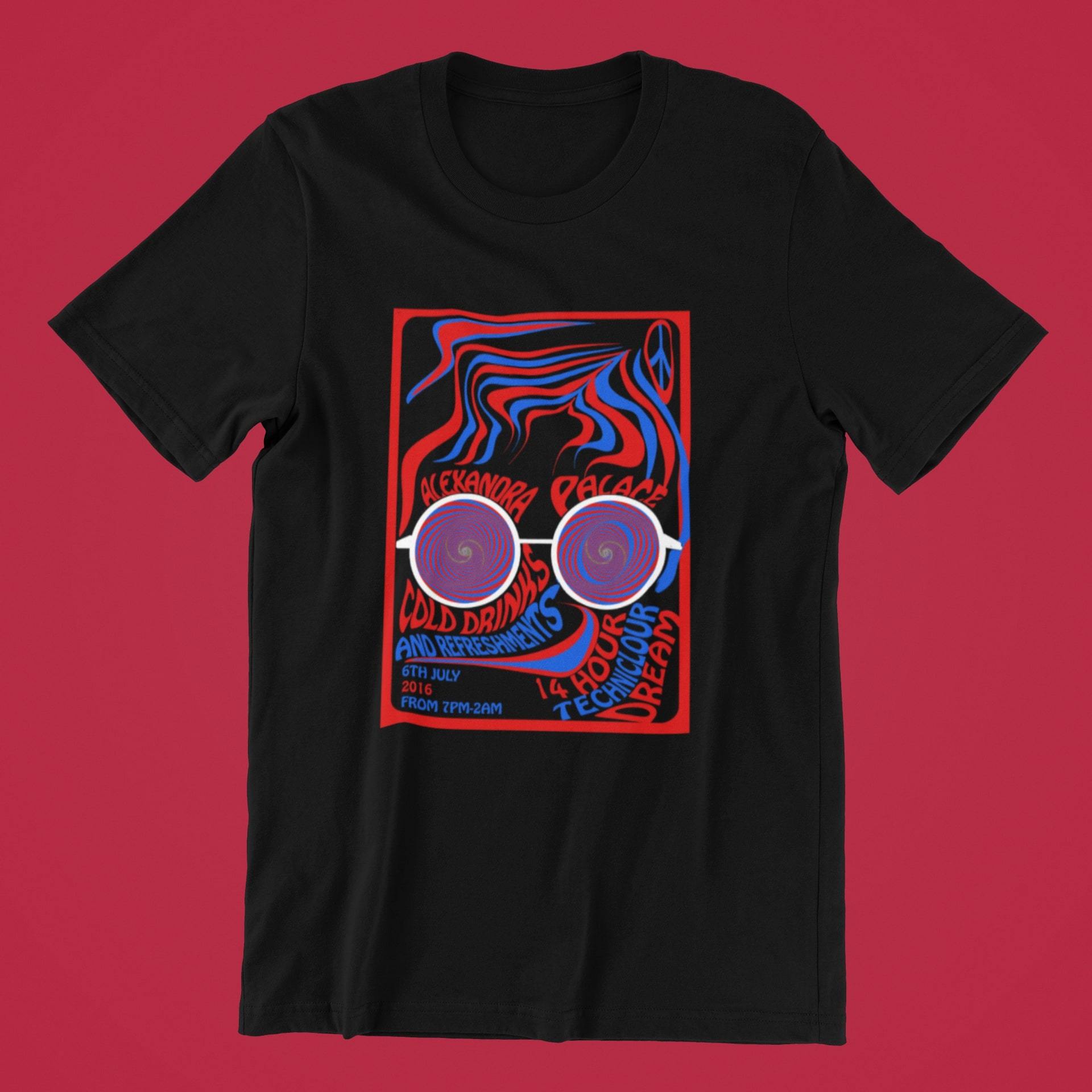 Psychedelic A Technical Dream Design T shirt for Men - Insane Tees