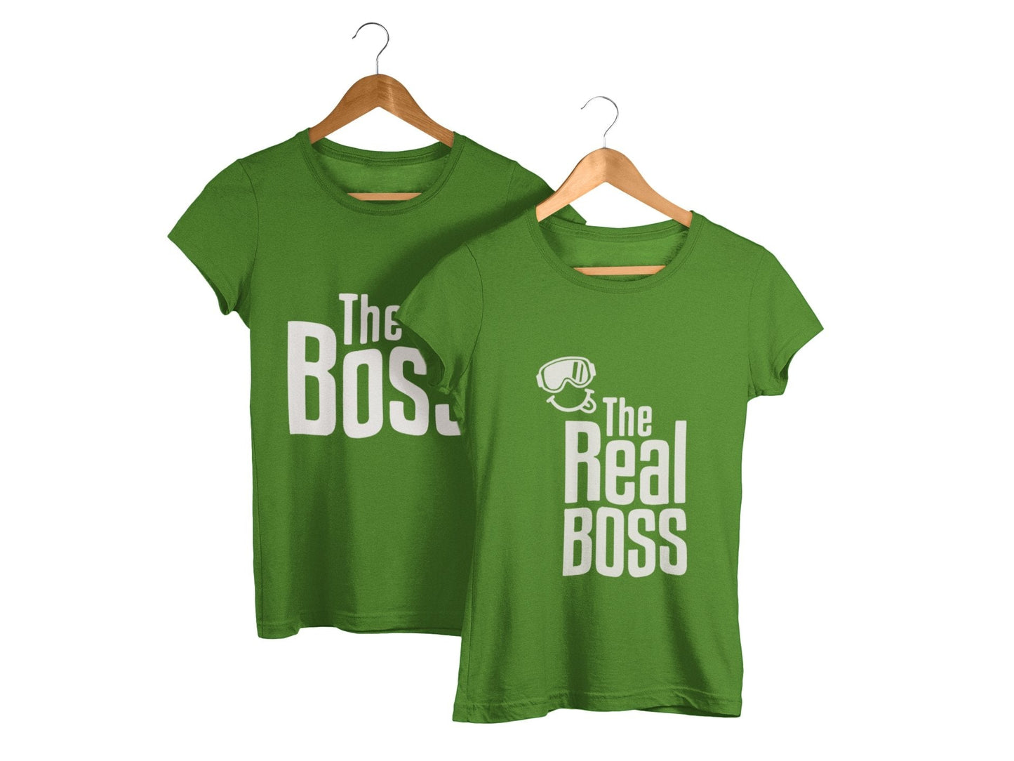 The Boss and The Real Boss Couple T-Shirt - Insane Tees