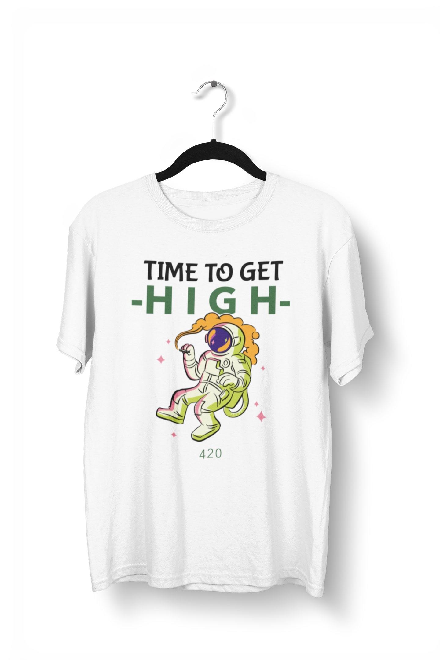 Time to get High T-Shirt for Men - Insane Tees