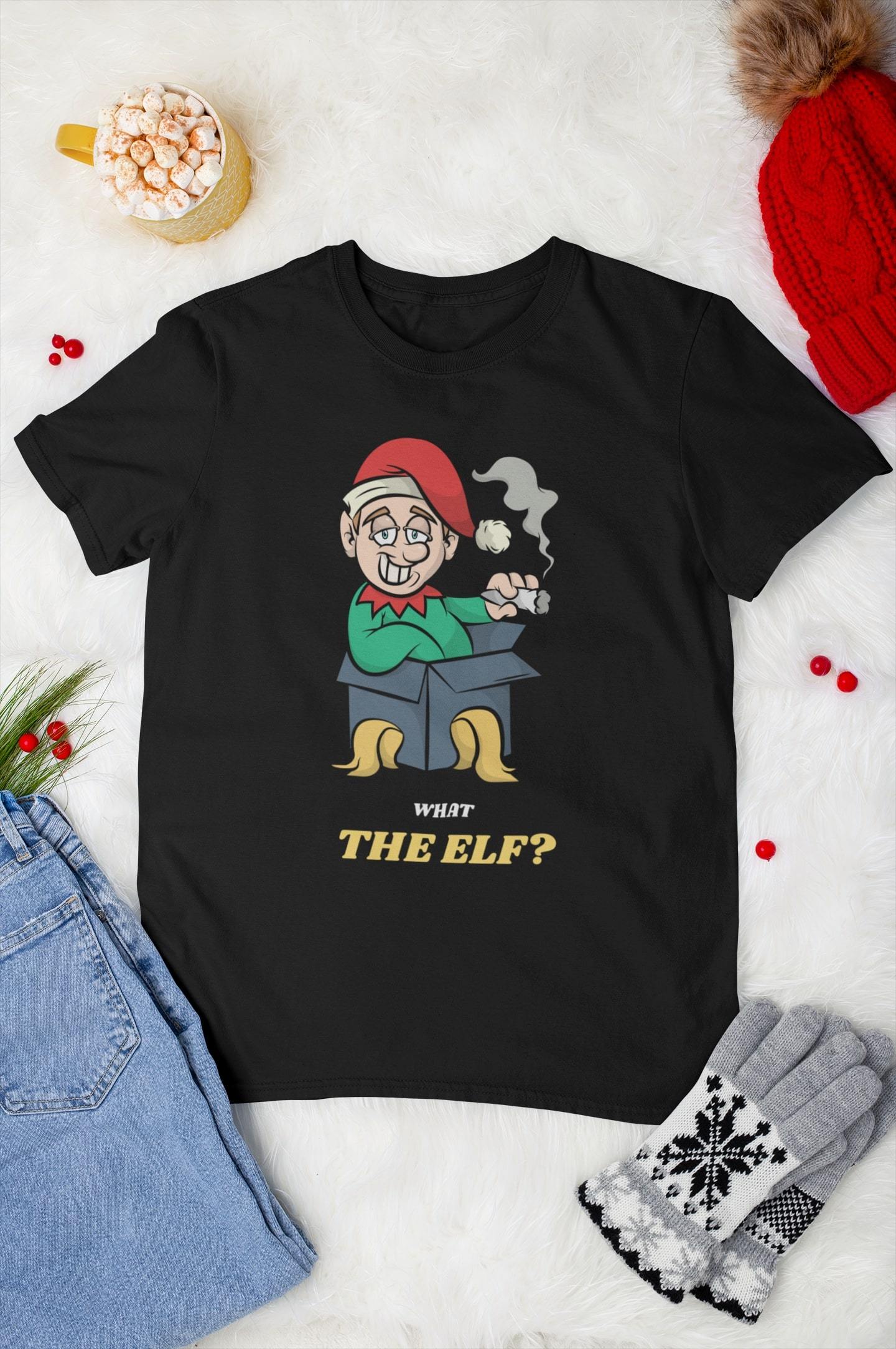 What the ELF? Funny Christmas T-Shirt