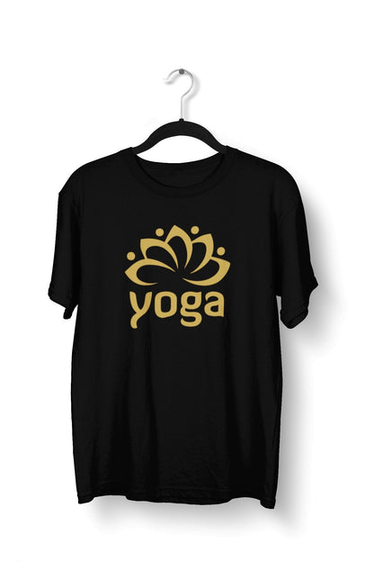 thelegalgang,Yoga Golden Graphic Printed T-Shirt,.