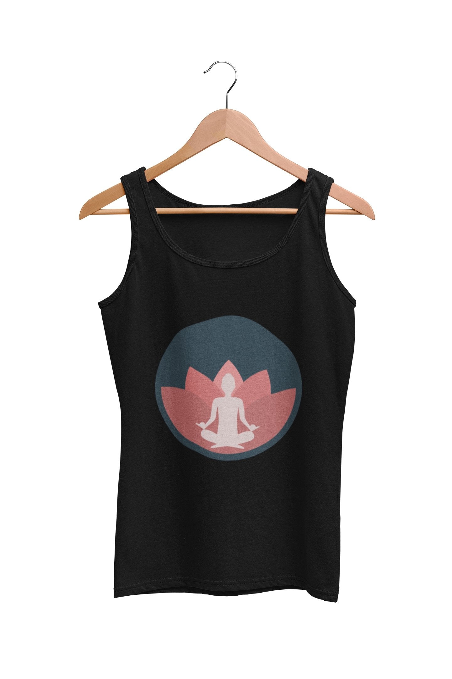 thelegalgang,Yoga Circle Meditation Design Tank Top,TANK TOP.