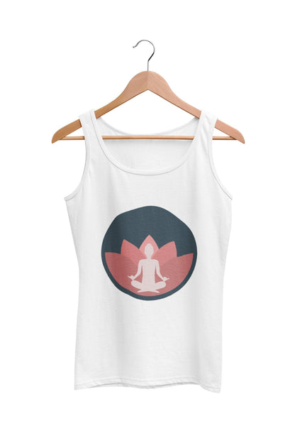 thelegalgang,Yoga Circle Meditation Design Tank Top,TANK TOP.